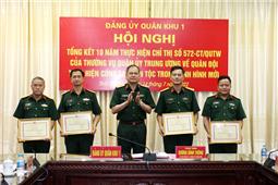 Tổng kết 10 năm thực hiện Chỉ thị 572 của Thường vụ Quân ủy Trung ương về thực hiện công tác dân tộc
